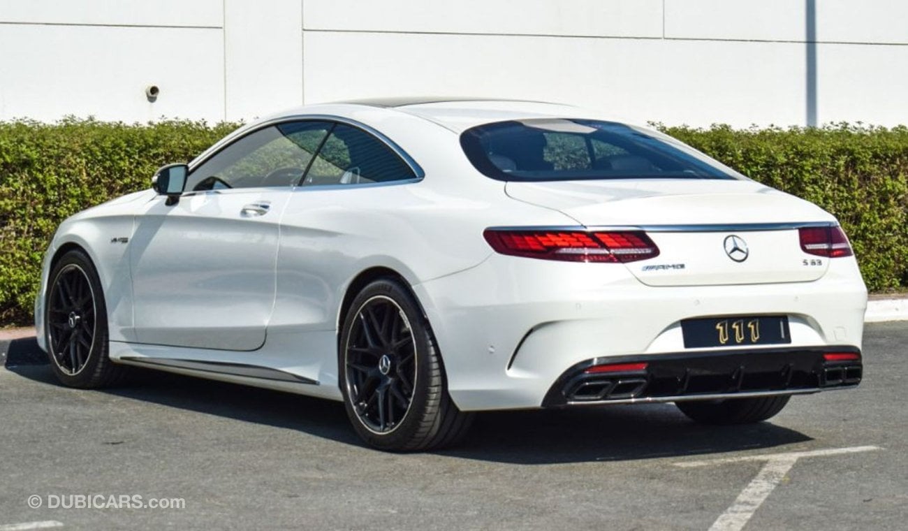 مرسيدس بنز S 63 AMG كوبيه V8 BITURBO 4MATIC+