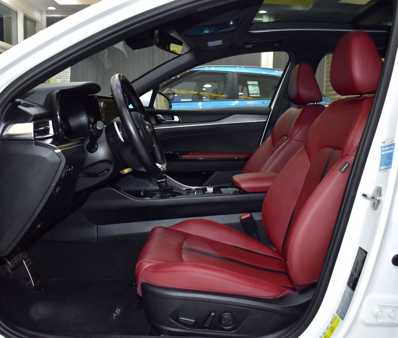 Kia K5 EXCELLENT DEAL for our KIA K5 GT-Line ( 2021 Model ) in White Color GCC Specs