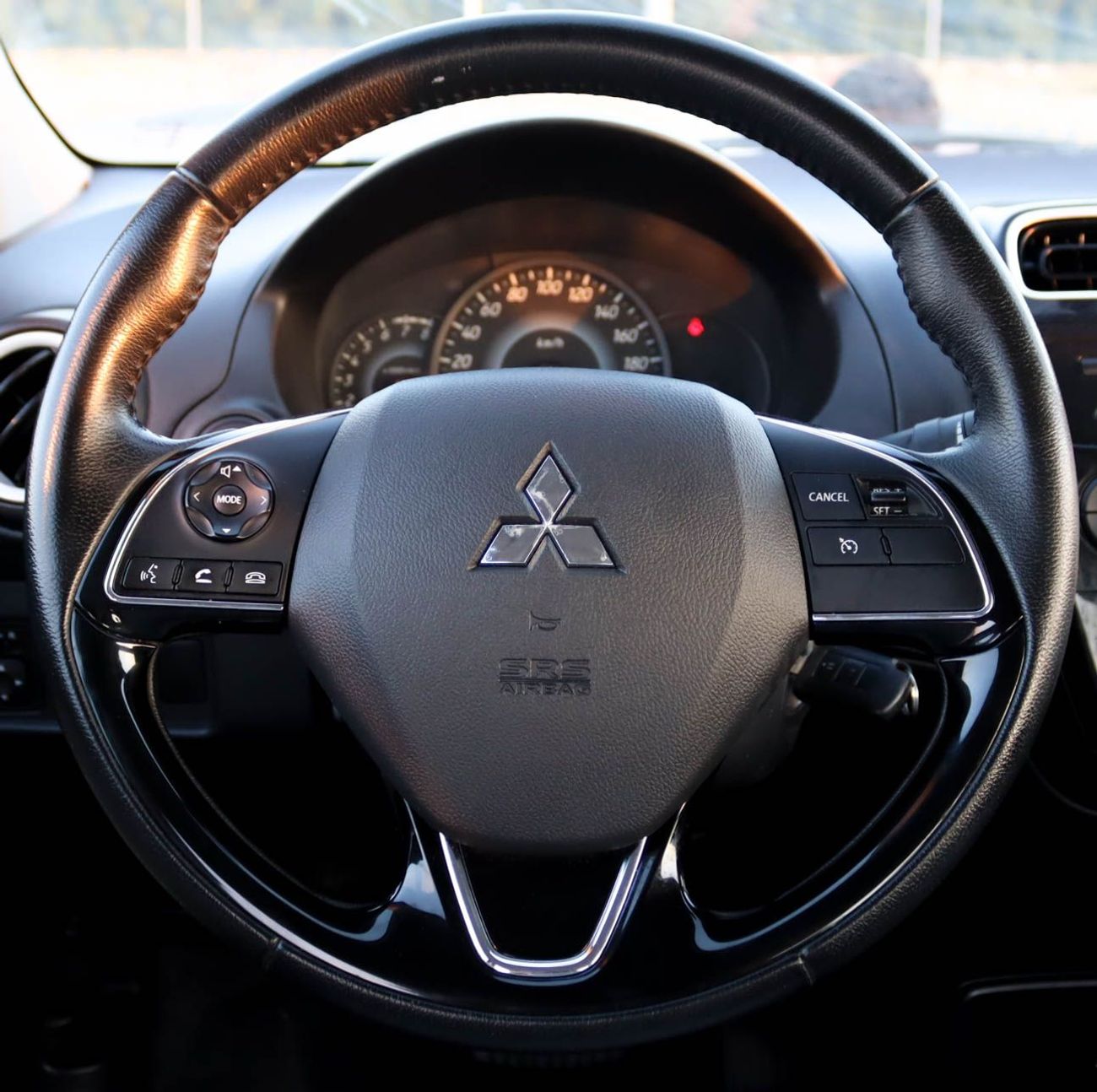 Mitsubishi Attrage GLX Mid 1.2L Mitsubishi Attrage 2021 1.2L GCC, accident-free, in excellent condition 342 p.m