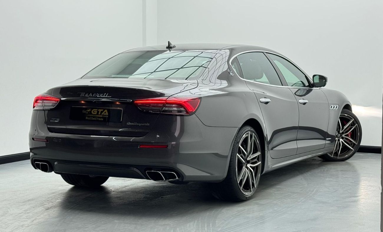Maserati Quattroporte GTS 3.8L 2020 Maserati Quattroporte GTS GranLusso, 1 Year Warranty, Service History, GCC