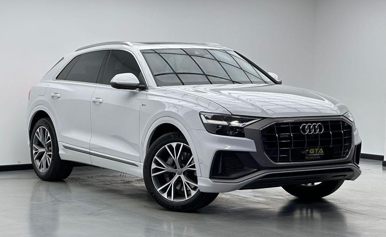 Audi Q8 55 TFSI quattro S-Line 3.0L (340 HP) 2020 Audi Q8 S-Line 55TFSI Quattro, Warranty, 2027 Audi Service