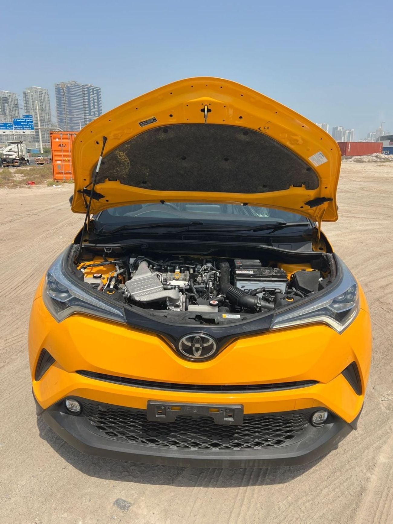 تويوتا CHR Toyota CHR ,1200 CC ,Right Hand Drive ,2017 Model  ,Yellow Color