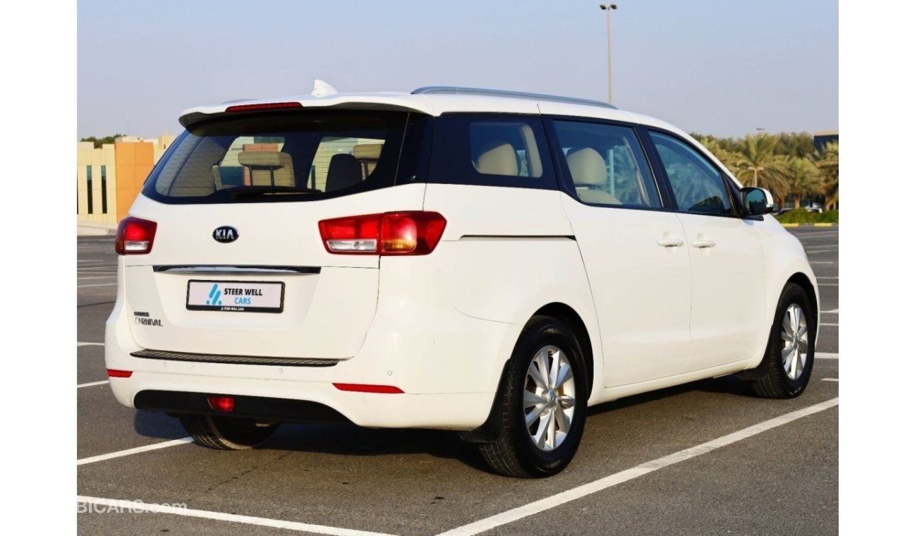 Kia Carnival | Grand Carnival | 8 Seater | 6 CYL | Excellent Condition | GCC Specs