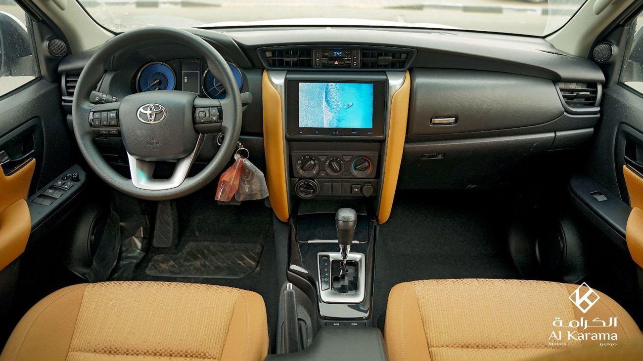 Toyota Fortuner 2.4L DIESEL Engine | 17'Steel Wheels with Cover | 8" DISPLAY AUDIO | GCC Specs