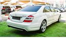 مرسيدس بنز S 350 كت AMG خليجى بانوراما - أبواب شفط -بصمة - رنجات - حساسات كاميرا شاشة بحالة ممتازة