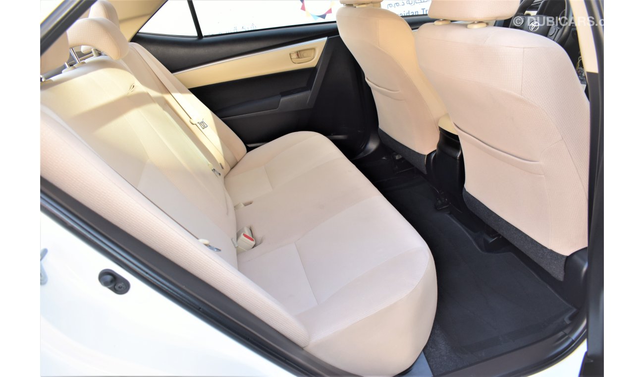 Toyota Corolla AED 938 PM | 0% DP | 1.6L SE GCC  WARRANTY