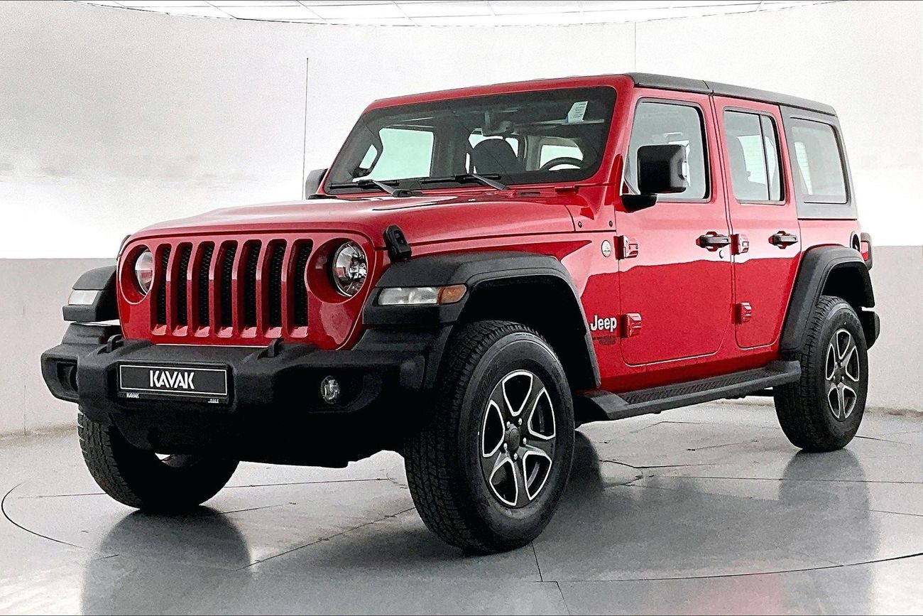 جيب رانجلر Sport Unlimited | سنة ضمان مجانية | نسبة التمويل 1.99% | خالية من أضرار الفيضانات