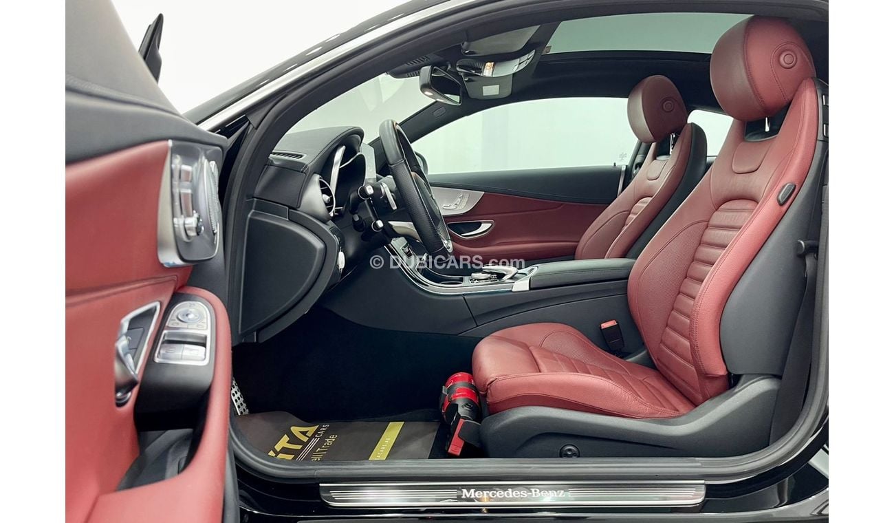 Mercedes-Benz C 200 AMG Pack 2017 Mercedes Benz C200 AMG Coupe, Full Mercedes Service History, New Tyres, Warranty, GCC
