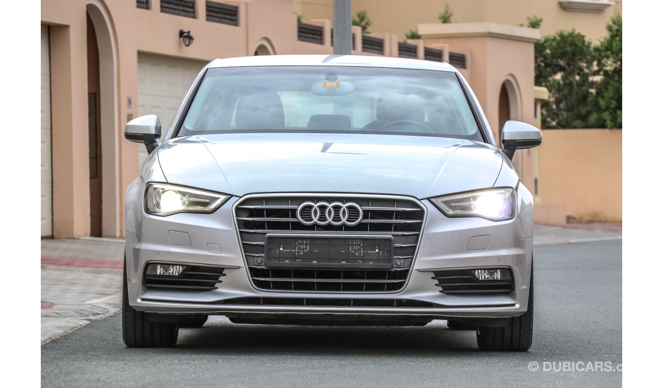 أودي A3 30 TFSI 2015 GCC under Warranty with Zero downpayment.