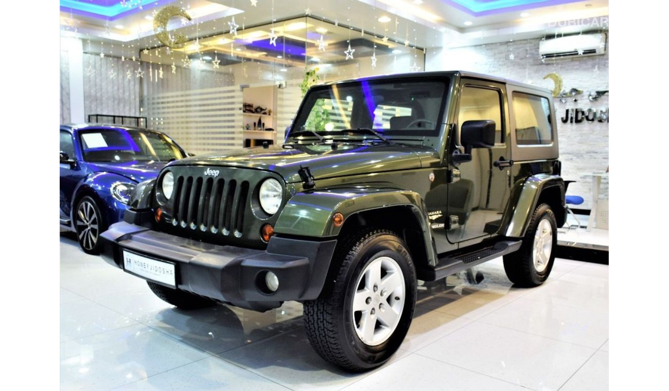 Jeep Wrangler Amazing Jeep Wrangler Sahara 2008 Model!! in Green Color! GCC Specs