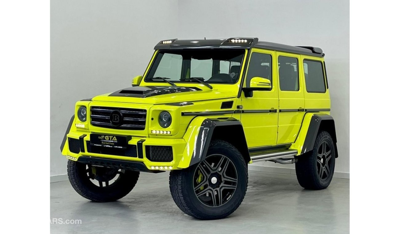 Mercedes-Benz G 500 4X4² 2016 Mercedes-Benz G-500 4x4 BRABUS, Service History, Low Kms, GCC