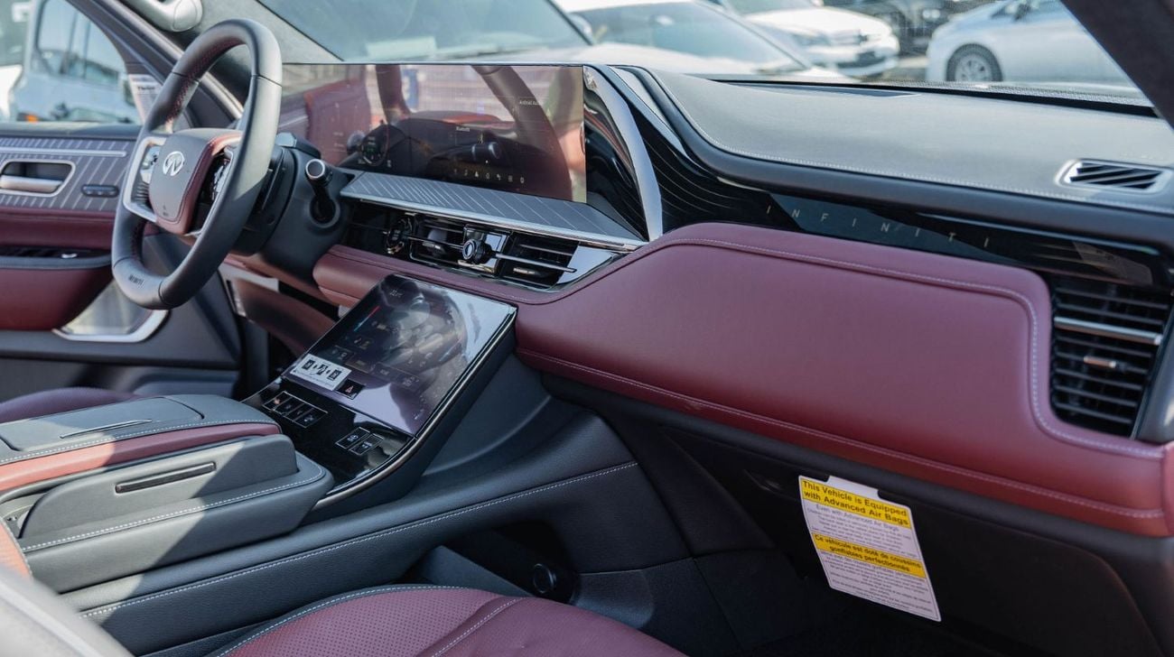 Infiniti QX80 2026 Infiniti QX80 Autograph 3.5L AT Petrol with Captain Seat (White-Red)