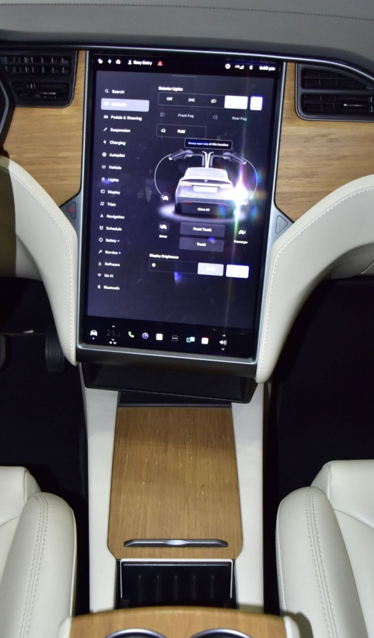 Tesla Model X EXCELLENT DEAL for our Tesla Model X 100D - Long Range ( 2019 Model ) in Grey Color GCC Specs