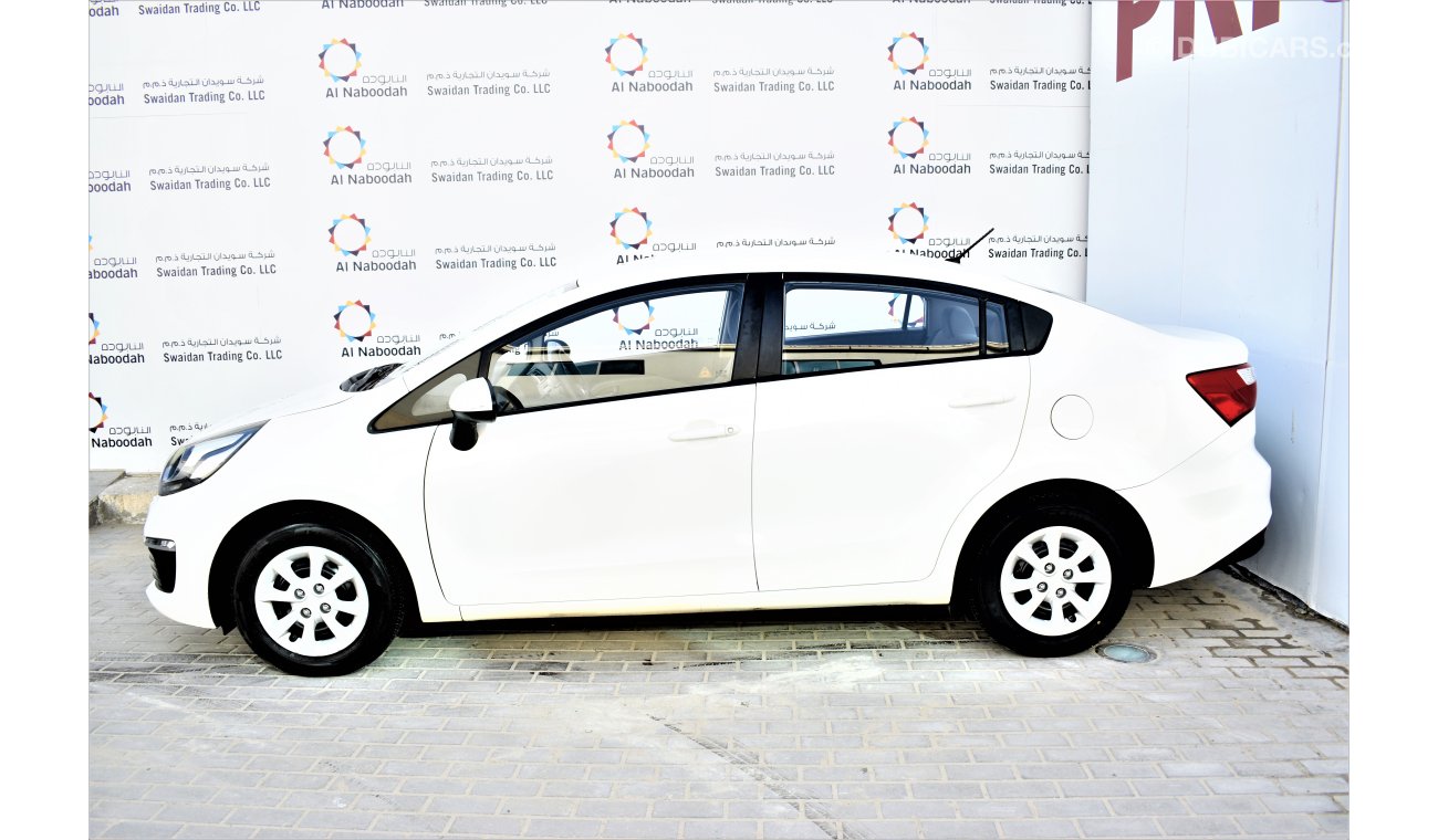 Kia Rio 1.4L EX SED 2017 GCC SPECS WITH DEALER WARRANTY STARTING FROM 28,900 DHS