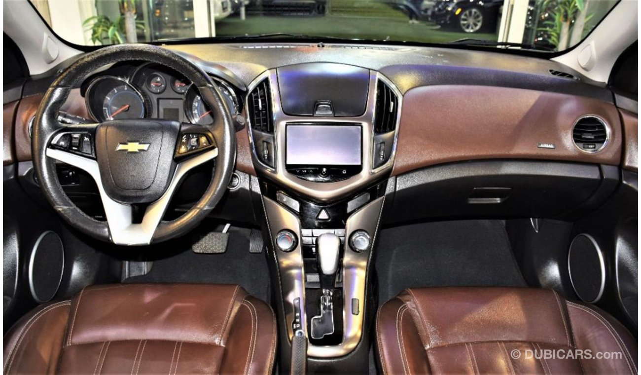 شيفروليه كروز AMAZING Chevrolet Cruze LT 2015 Model!! in Black Color! GCC Specs