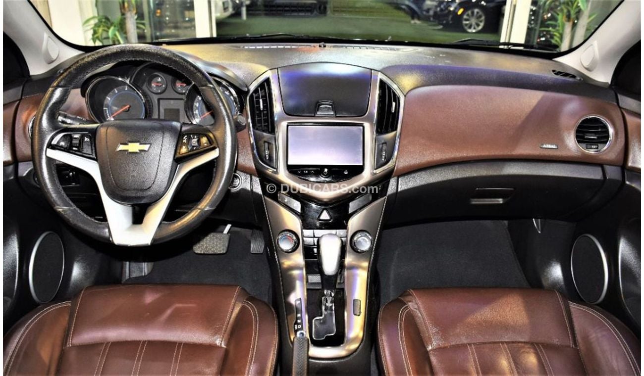 شيفروليه كروز AMAZING Chevrolet Cruze LT 2015 Model!! in Black Color! GCC Specs