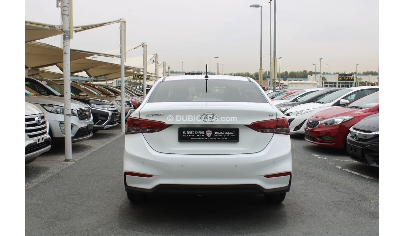 هيونداي أكسنت GLS خالية من الحوادث - خليجي - صبغة الوكالة - مكينة 1600 سي سي