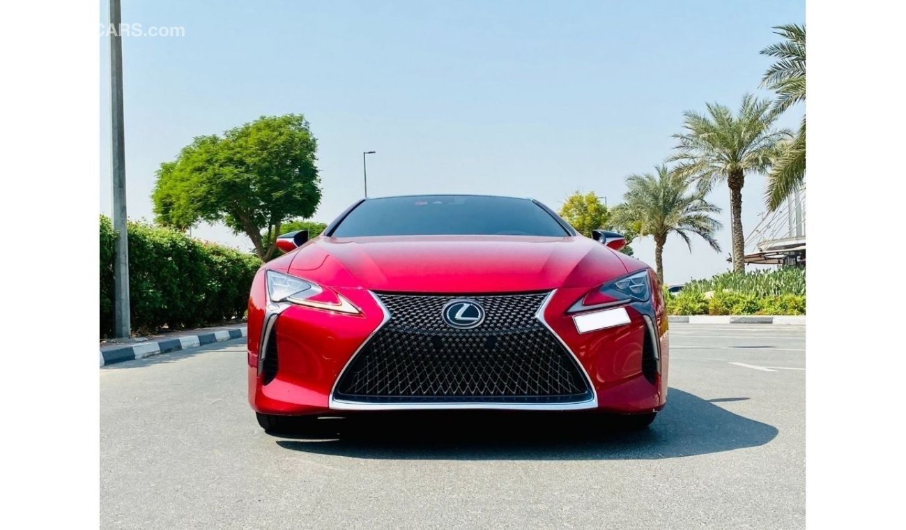 لكزس LC 500 5.0L V8 Carbon Fiber Roof Perfect Condition 2018 Model