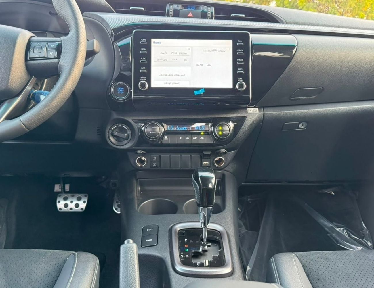 تويوتا هيلوكس GR SPORT || 2.8L DIESEL V4 4WD | DRIVER PWR SEAT WITH LEATHER | 360*CAMERA | TRIP TRONIC (CODE # HDG