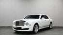 Bentley Mulsanne GCC | | | V8 6.7L Twin Turbo | Registration Ref#C017783
