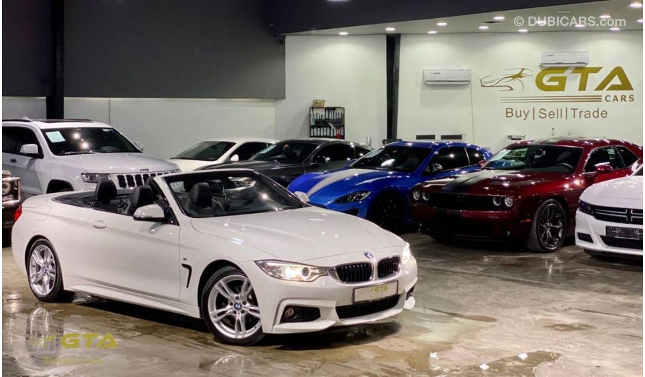 بي أم دبليو 420i 2015 BMW 420i Cabrio, Warranty, Full BMW History, GCC, Low Kms