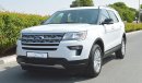 Ford Explorer XLT 2018, Ecoboost AWD GCC, 0km with 3 Years or 100K km Warranty and 60K km Service at Al Tayer
