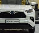 Toyota Highlander GLE HEV EXCELLENT DEAL for our Toyota Highlander Hybrid ( 2023 Model ) in White Color GCC Specs