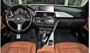 بي أم دبليو 420 AGENCY WARRANTY 2022 or 200,000 KM \ SERVICE CONTRACT BMW 420i M-Kit 2017 Model!! GCC Specs