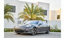 Porsche Panamera S 4.8L V8 - 2 Y Warranty - GCC - AED 2,820 Per Month - 0% Downpayment