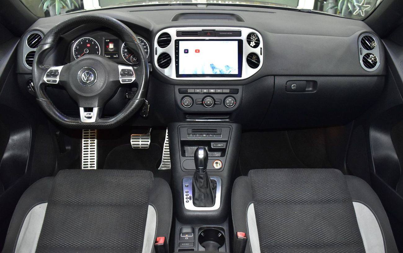 Volkswagen Tiguan EXCELLENT DEAL for our Volkswagen Tiguan R-Line ( 2016 Model ) in Beige Color GCC Specs