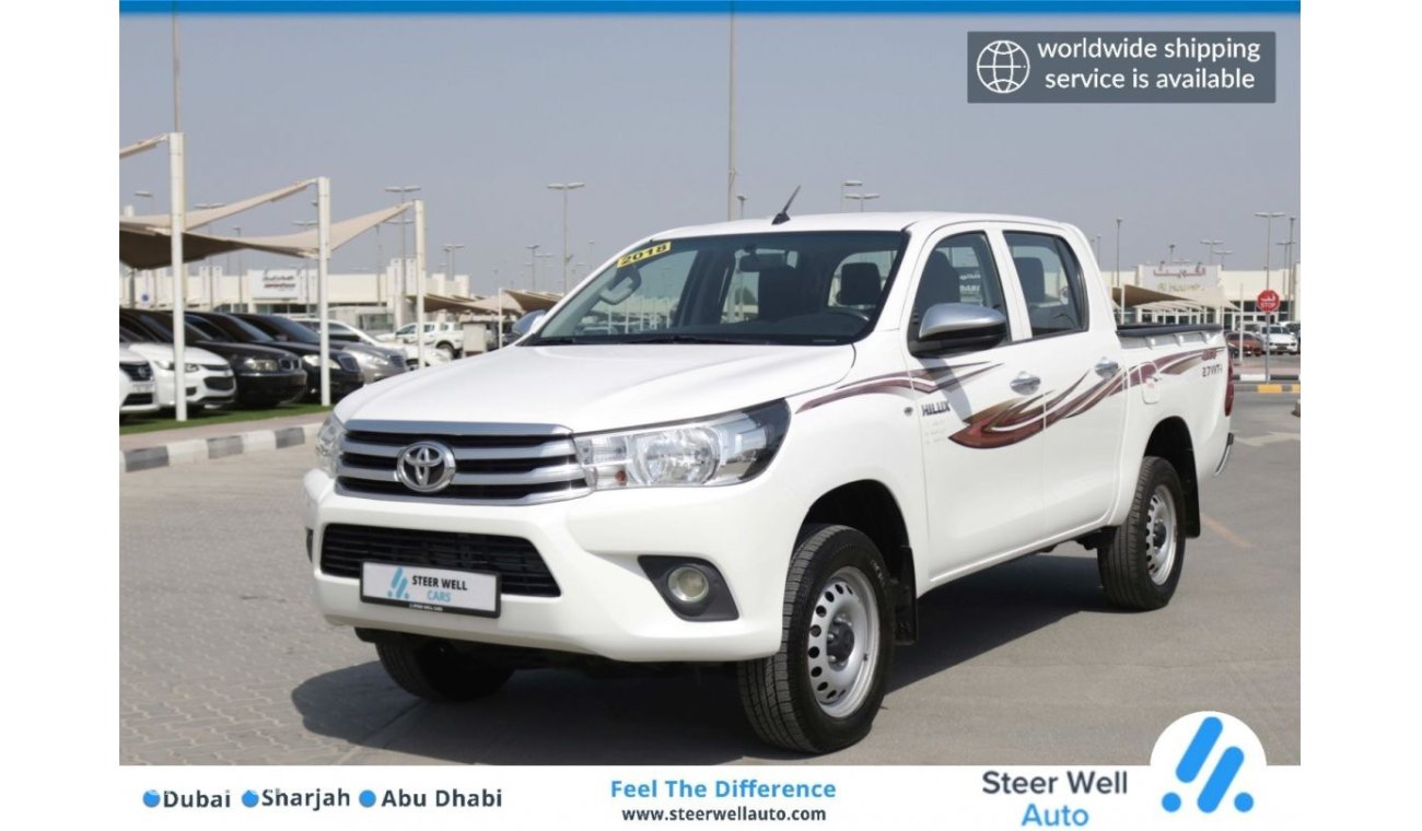 Toyota Hilux 2018 - 4X4 DOUBLE CABIN WITH GCC SPECS