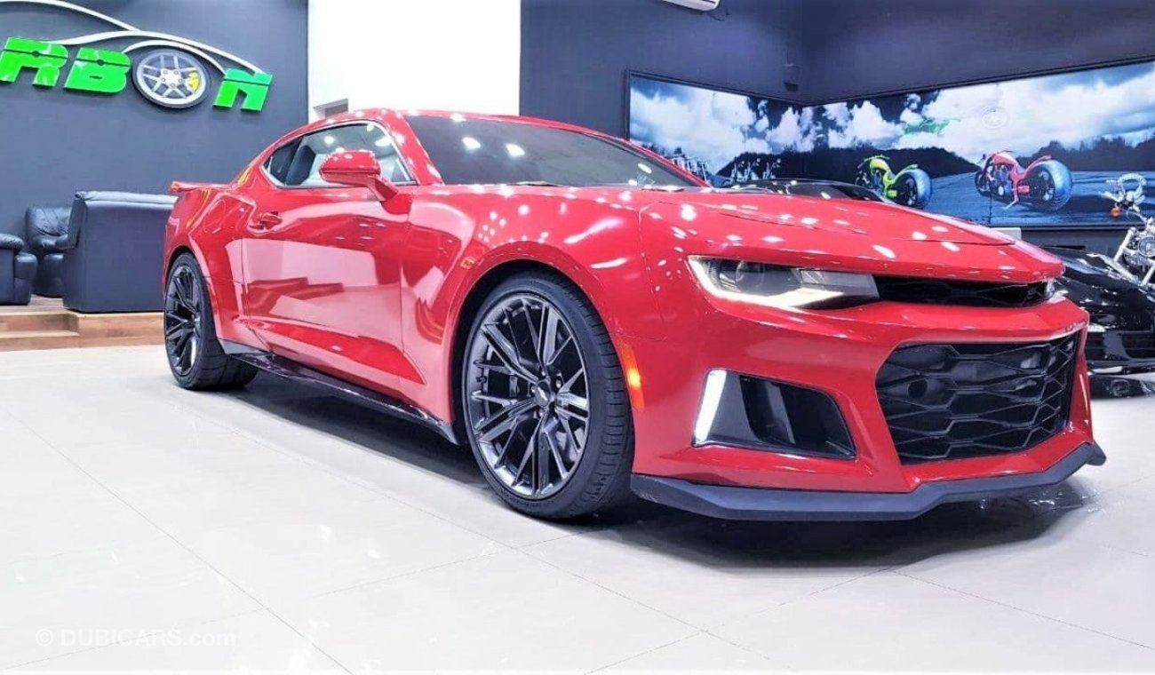 شيفروليه كامارو THE BEAST CAMARO ZL1 2018 MODEL GCC CAR IN A BEAUTIFUL CONDITION FOR ONLY 175K AED