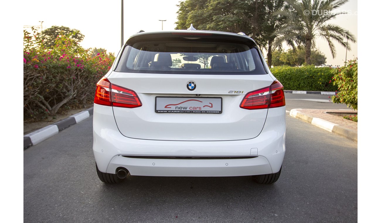 BMW 218i BMW 218I -2015 - GCC - ZERO DOWN PAYMENT - 1170 AED/MONTHLY - DEALER WARRANTY