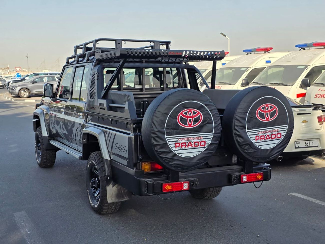 تويوتا لاند كروزر بيك آب RIGHT HAND VEHICLE ONLY FOR EXPORT 4.5L MODEL 2018 SHAPE 2024