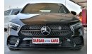 مرسيدس بنز A 200 AMG 2019 ( ALSO AVAILABLE IN WHITE)