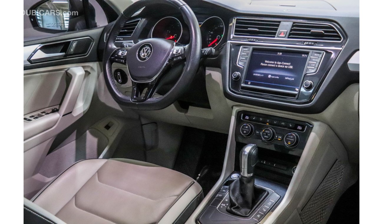 Volkswagen Tiguan Volkswagen Tiguan SEL 2017 GCC under Warranty with Zero Down-Payment.