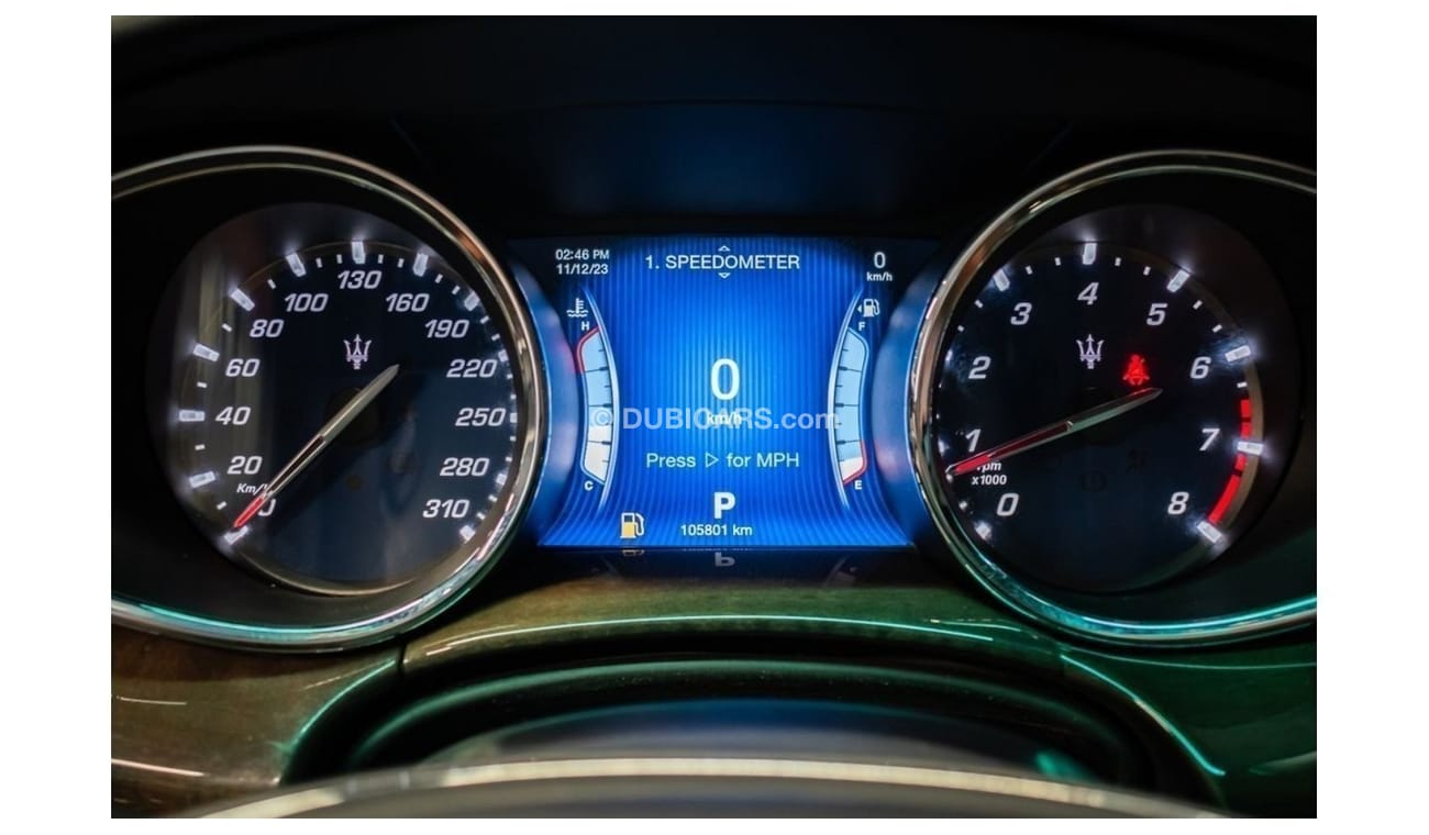 Maserati Quattroporte Std 2015 Quattroporte 3.0L • GCC • Full Service History