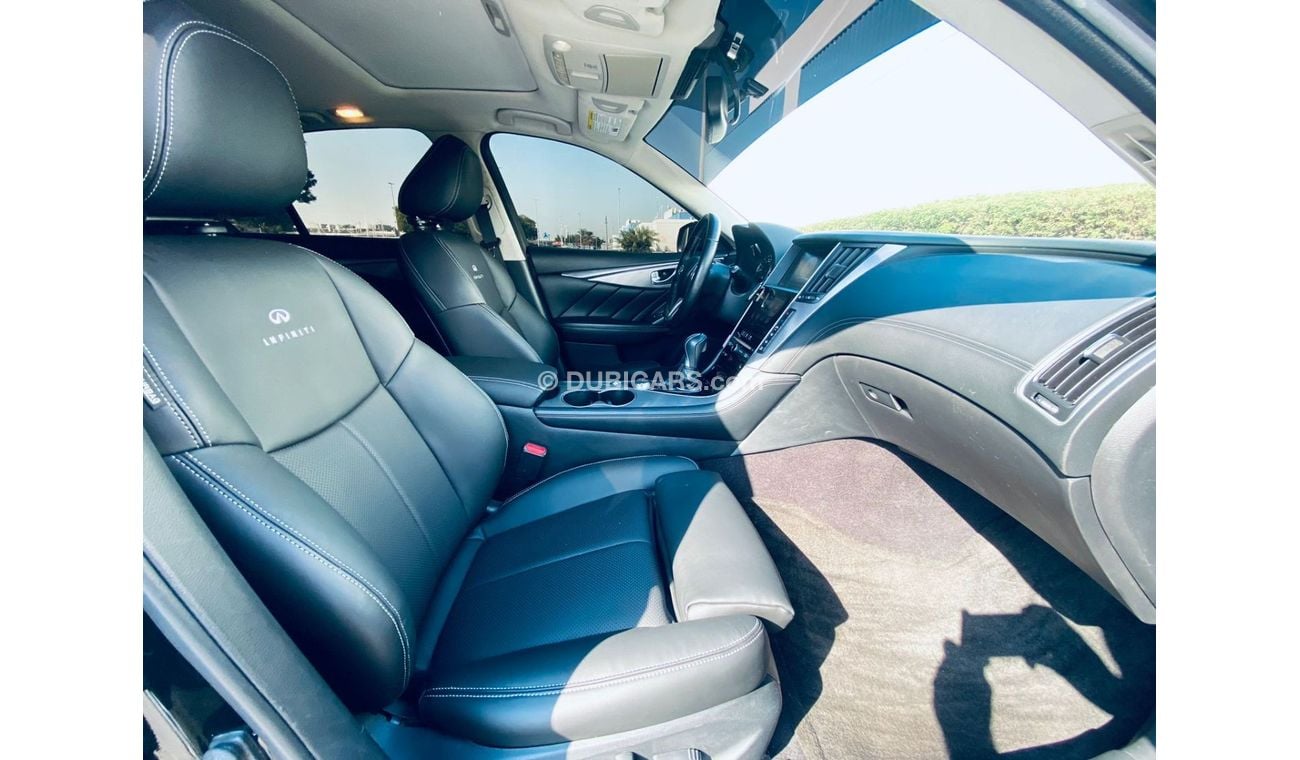 Infiniti Q50 Luxe INFINITI Q50 2019 WITH ONLY 9K KM IN BEAUTIFUL CONDITION FOR 69K AED