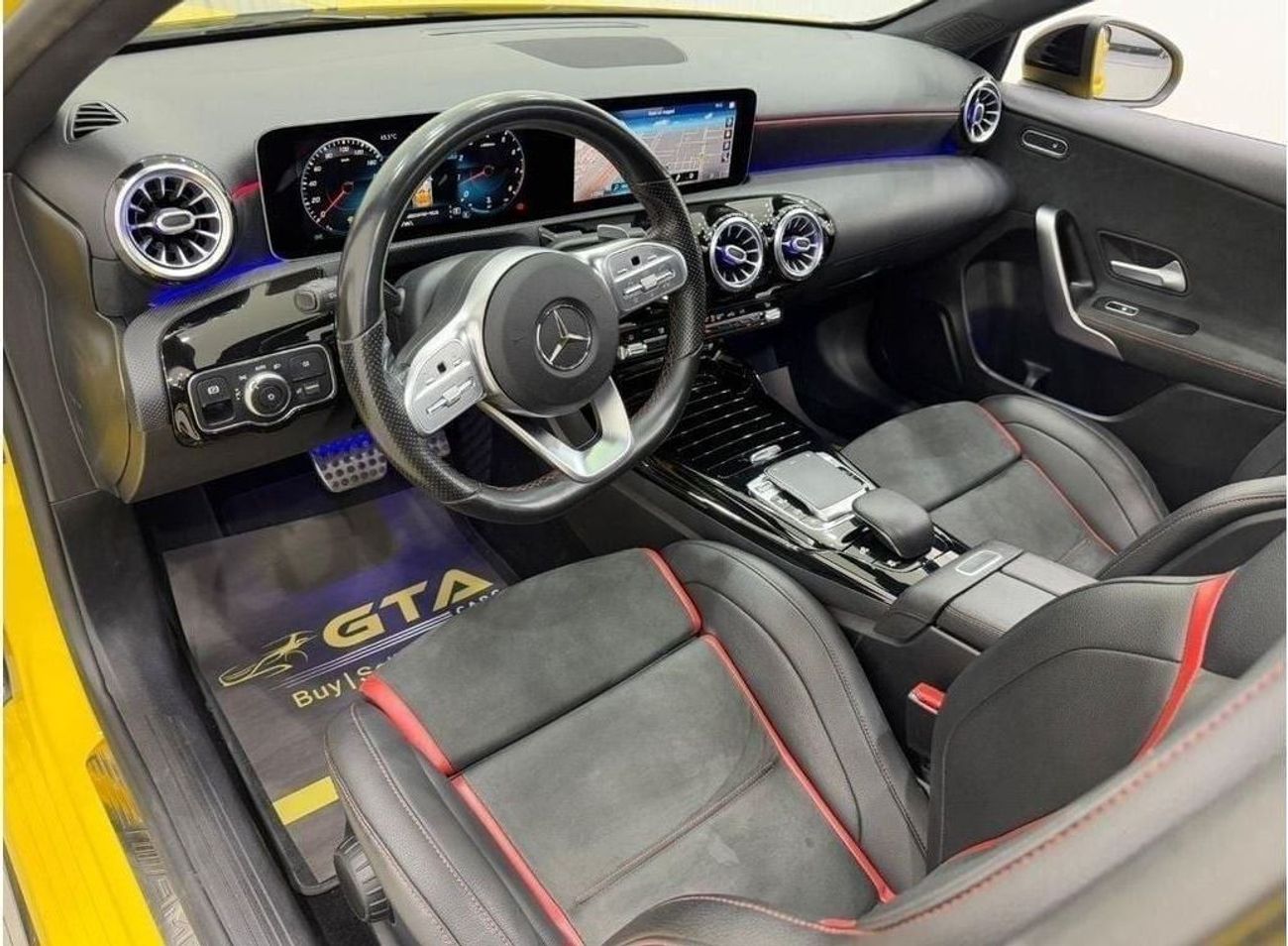 مرسيدس بنز A 35 AMG Std 2.0L 2019 Mercedes Benz A35 AMG Aerodynamic Package, 2 Years Warranty, 3 Years Service Pack, Low