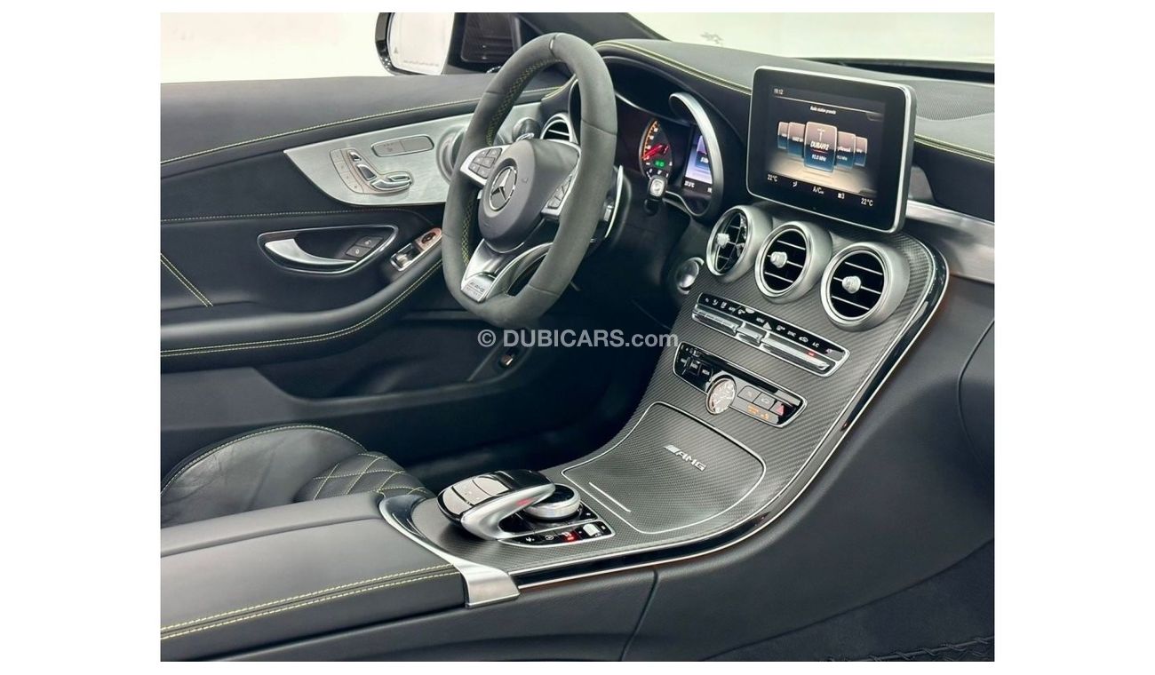 Mercedes-Benz C 63 AMG 2017 Mercedes Benz C63S AMG Coupe Edition 1, Full Mercedes / Silber Arrows Service History, GCC