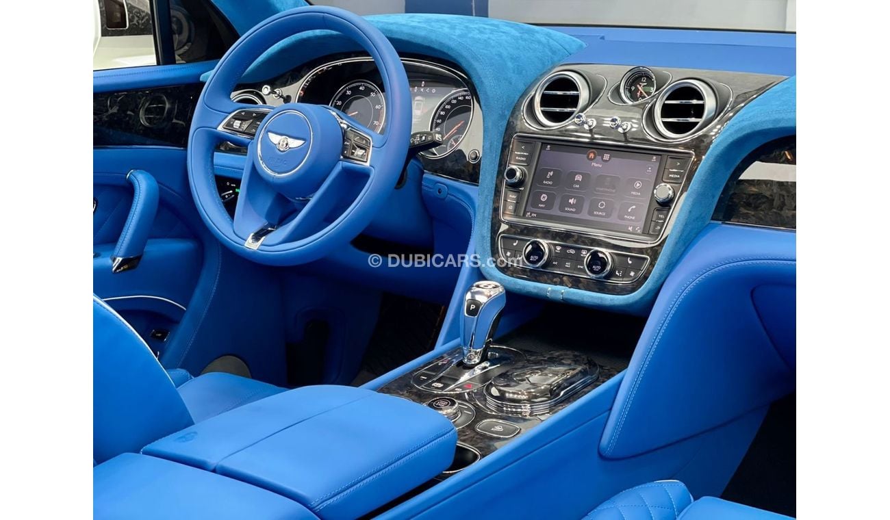 Bentley Bentayga Special Edition 2017 Bentley Bentayga Mansory W12, Only 1 in UAE Special Blue Interior, Full History