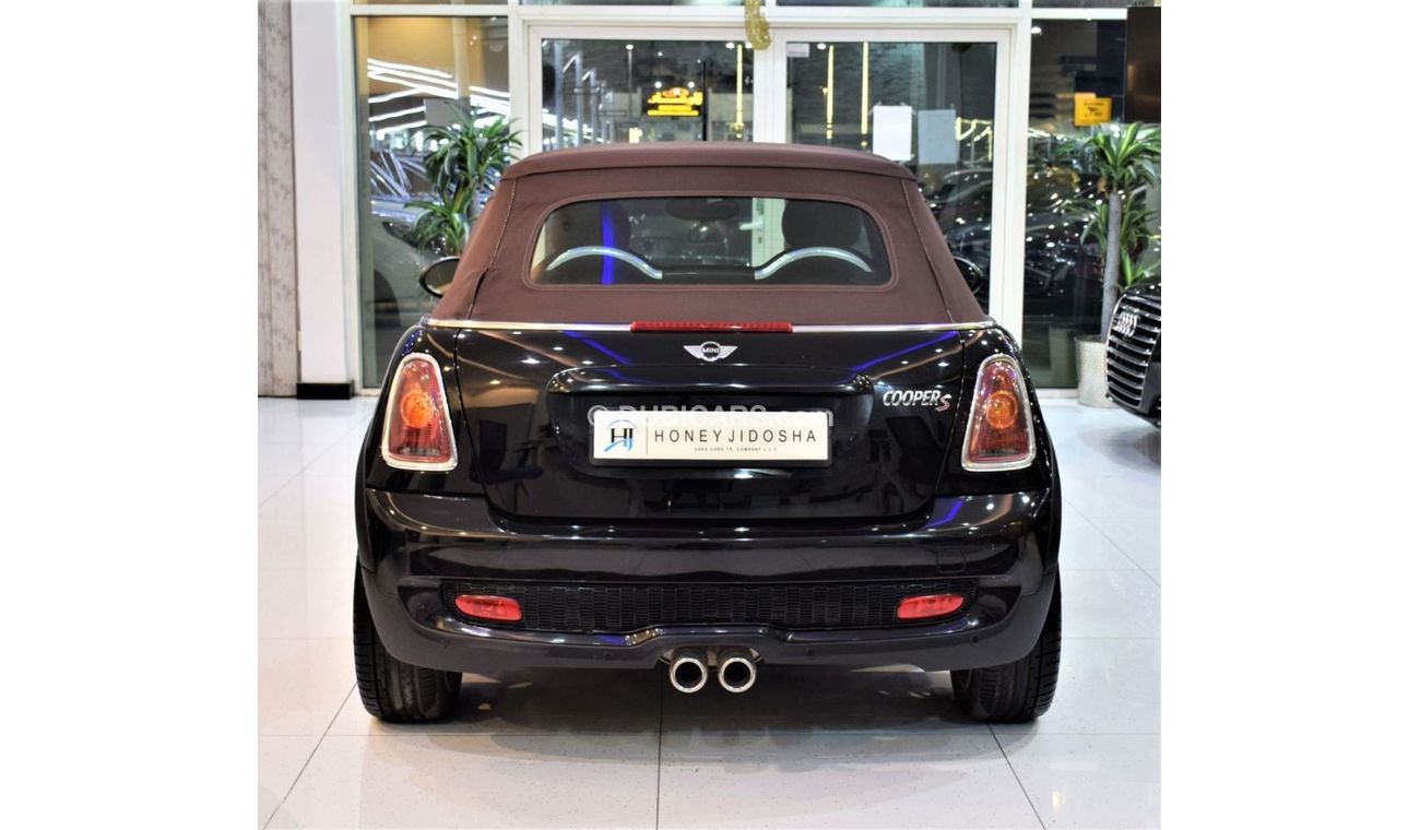 ميني كوبر إس VERY LOW MILEAGE!!! Only 51,000KM! Mini Cooper S Convertible! 2010 Model!! in Black Color! GCC Specs