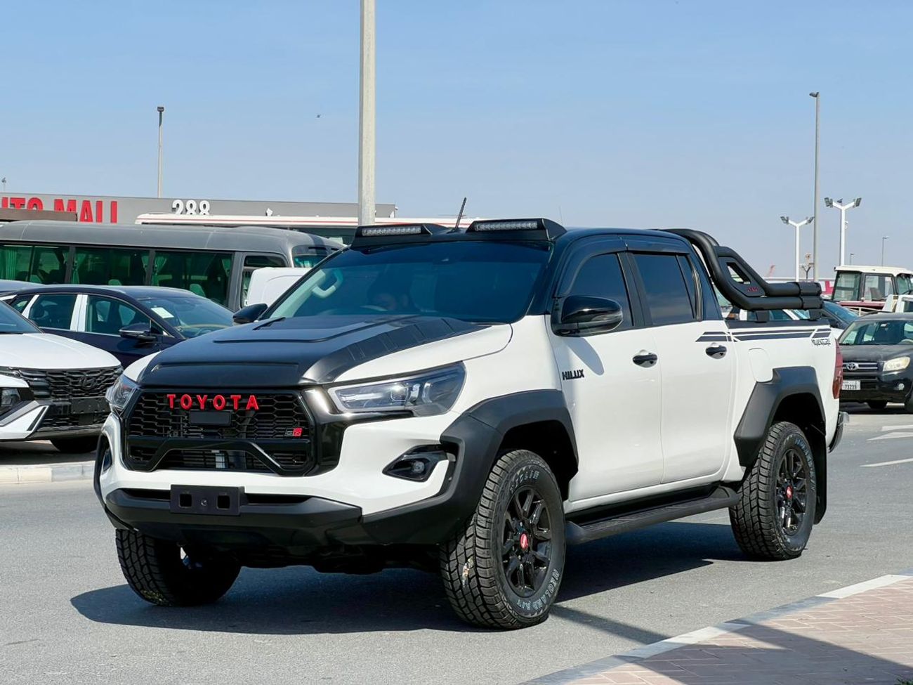 تويوتا هيلوكس The Toyota Hilux is a legendary, mid-size pickup truck known for its exceptional ruggedness, durabil