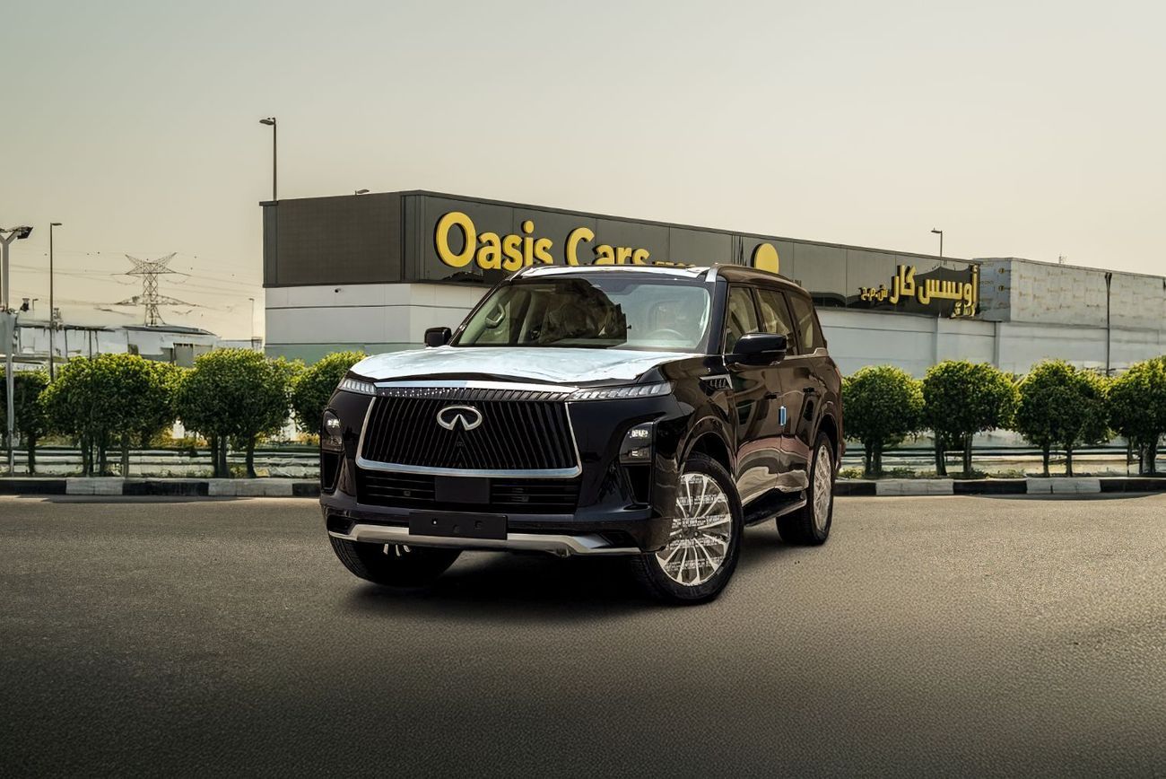 Infiniti QX80 Sensory Bench Chairs 3.5L Sensory 2025 Brand New GCC For Export Only 3.5L Twin Turbo