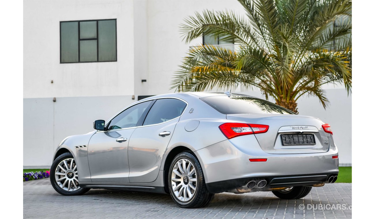 مازيراتي جيبلي Maserati Ghibli - 2014 - 3 Years Warranty! - AED 2,428 P.M. AT 0% DOWNPAYMENT