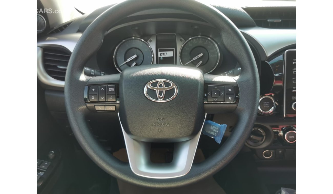 تويوتا هيلوكس 2.7L MODEL 2021 4X4 DVD REAR CAMERA PUSH START  REAR AC WITH COOL BOX RED  IN SIDE EXPORT ONLY