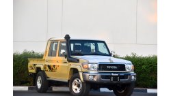 تويوتا لاند كروزر بيك آب 79 DOUBLE CAB  LIMITED LX V6 4.0L PETROL 4WD MT