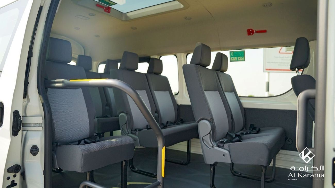 Toyota Hiace 2.8L Turbo | 13 Seater | 4 Doors | Sun Roof | Rear Camera | High Roof Van