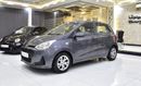 Hyundai Grand i10 EXCELLENT DEAL for our Hyundai Grand i10 ( 2018 Model ) in Grey Color GCC Specs