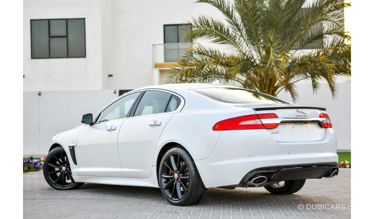 Jaguar XF 3.0L V6 Supercharged - Under Warranty!   GCC - AED 1,705 PER MONTH - 0% DOWNPAYMENT